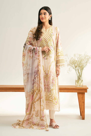 Nishat Linen 3 Piece - Digital Printed Embroidered Suit - 42501639 Online Shopping